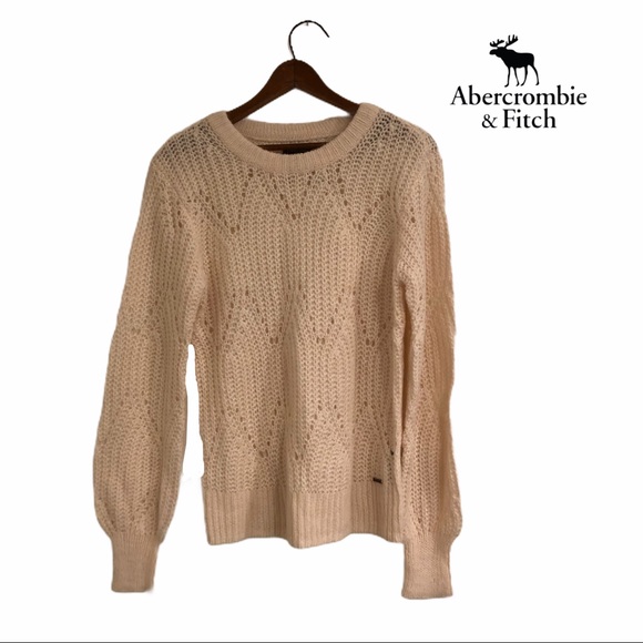 Abercrombie & Fitch Sweaters - A&F Soft Cream Sweater